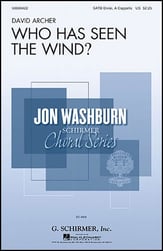 Who Has Seen the Wind SATB choral sheet music cover